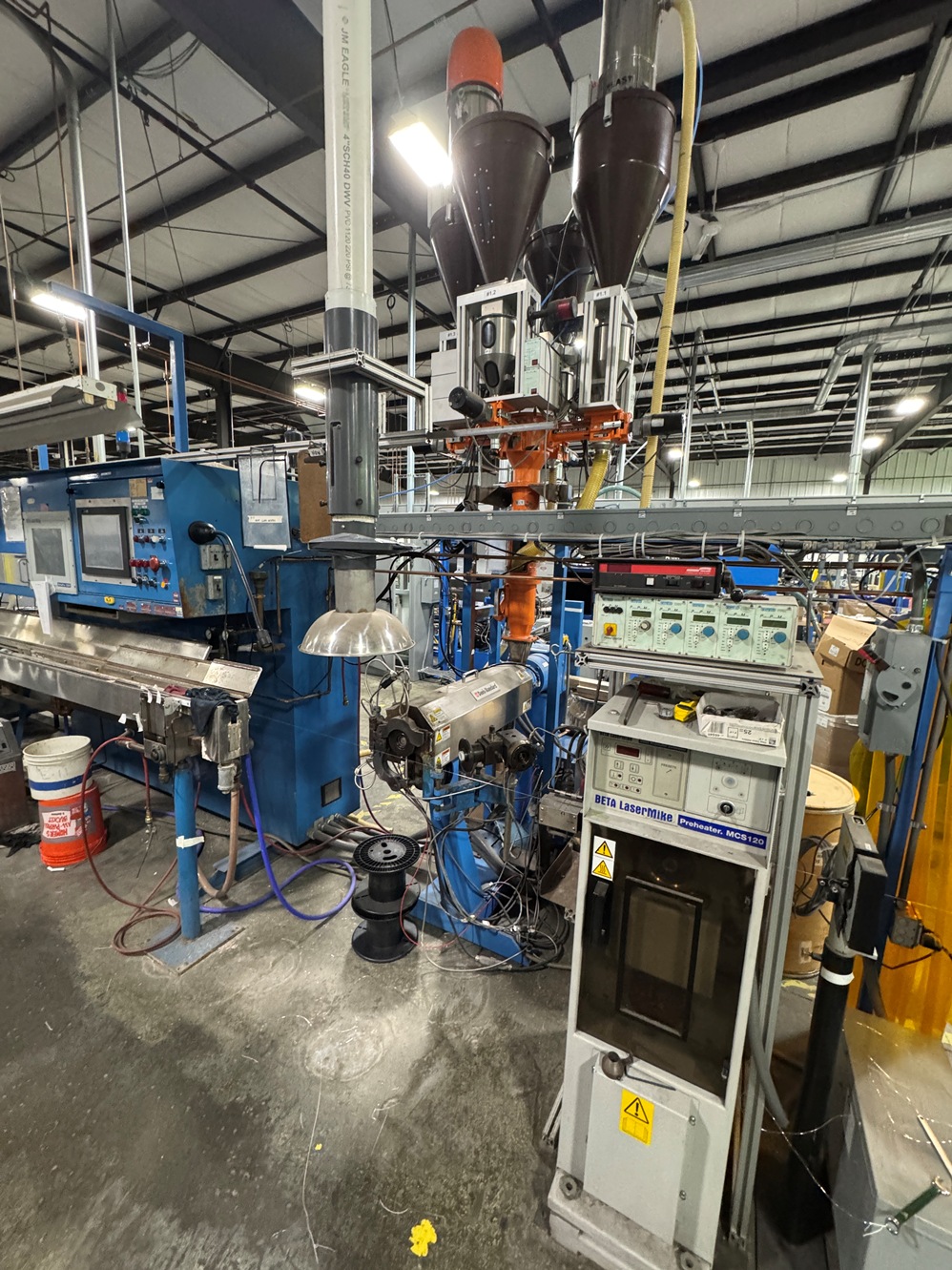 Ref: 27-329 – Davis Standard 1.25" Foam Skin Extrusion Line